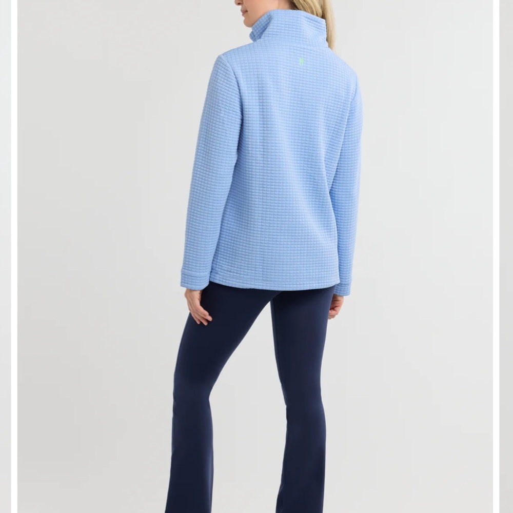 💙Dudley Stephens💙 NWT Pocomo Waffle Pullover in Periwinkle. Size L. BRAND NEW! - Picture 3 of 8